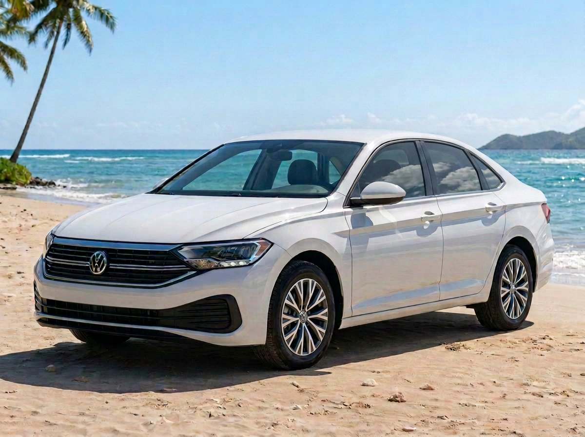 Volkswagen Jetta in Pure White